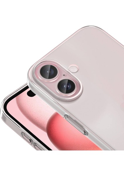 Apple iPhone 16 Kılıf Droga Kapak Şeffaf