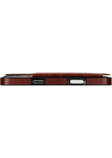 IPhone 16 Için Cüzdan Durumda Pro Max Kickstand Kart Yuvaları Çift Manyetik Pu (Yurt Dışından) fırsatları