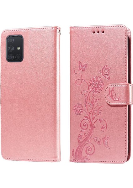 Samsung Galaxy A71 4g Deri Flip Kart Yuvaları Çiçek Için Flip Case (Yurt Dışından) fırsatları