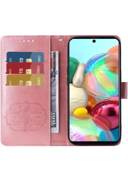 Samsung Galaxy A71 4g Deri Flip Kart Yuvaları Çiçek Için Flip Case (Yurt Dışından) indirimleri