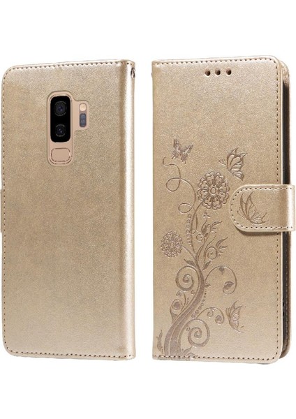 Samsung Galaxy S9 Artı Kart Yuvaları Flip Case Çiçek Deri (Yurt Dışından) modelleri