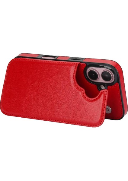 Kart Tutucu Pu ile IPhone 16 Artı Çift Manyetik Toka Için Cüzdan Kılıf (Yurt Dışından) fiyatları