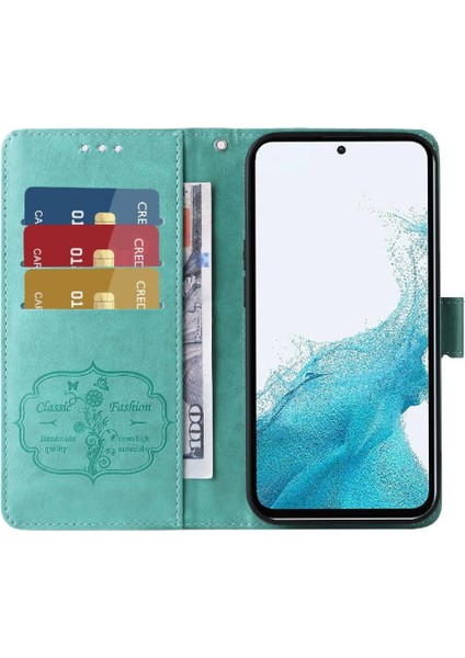 Samsung Galaxy A54 5g Deri Kart Yuvaları Için Flip Case Çiçek Flip (Yurt Dışından) fırsatları