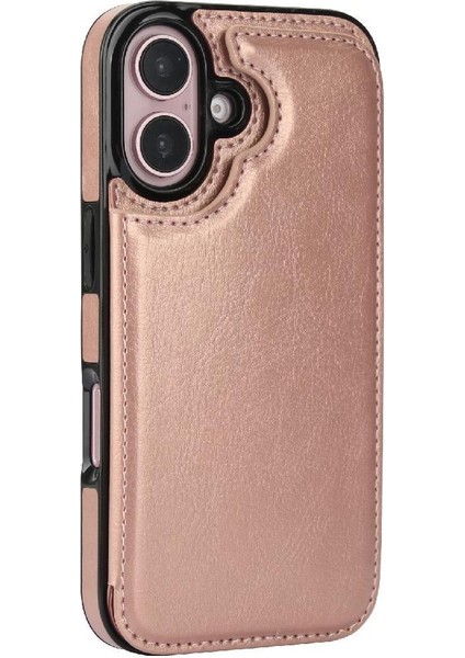 Kart Tutucu Pu ile IPhone 16 Artı Çift Manyetik Toka Için Cüzdan Kılıf (Yurt Dışından) fiyatları