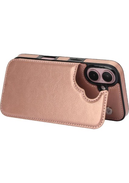 Kart Tutucu Pu ile IPhone 16 Artı Çift Manyetik Toka Için Cüzdan Kılıf (Yurt Dışından) fırsatları