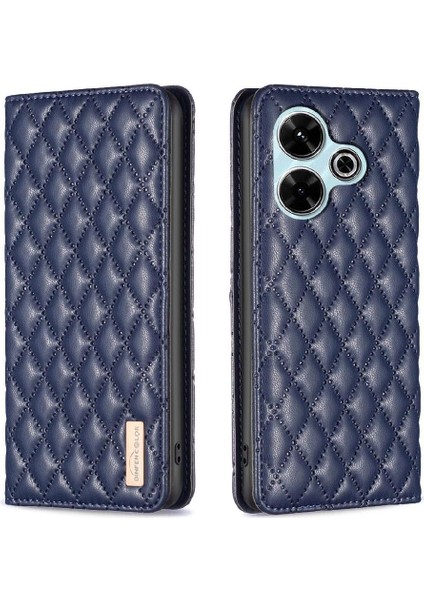 Xiaomi Redmi Için Flip Case 13 4g Manyetik Kapatma Kart Yuvaları Tutucu Cüzdan (Yurt Dışından)