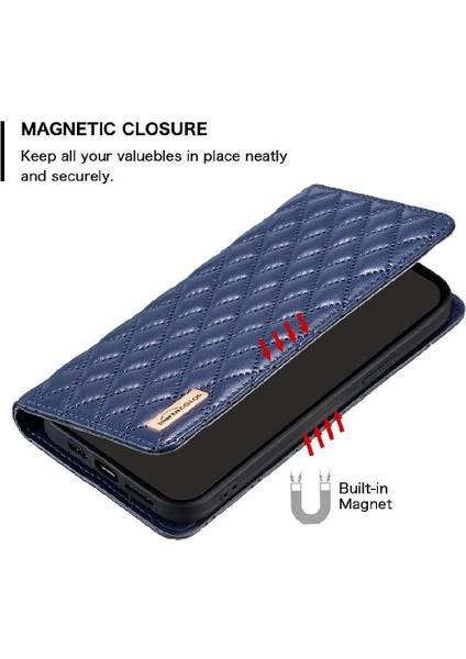 Xiaomi Redmi Için Flip Case 13 4g Manyetik Kapatma Kart Yuvaları Tutucu Cüzdan (Yurt Dışından) modelleri