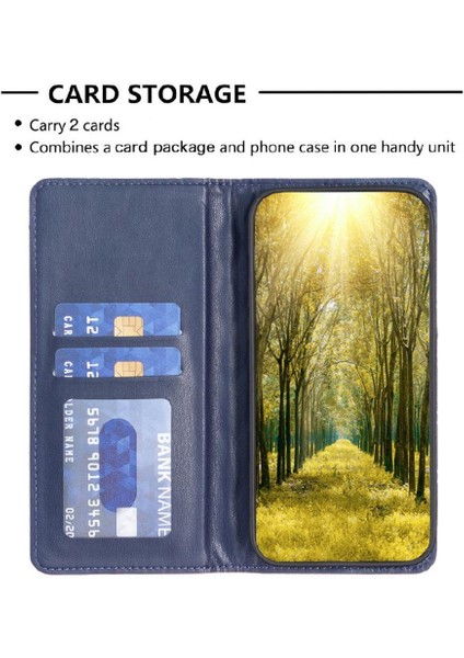 Xiaomi Redmi Için Flip Case 13 4g Manyetik Kapatma Kart Yuvaları Tutucu Cüzdan (Yurt Dışından) fırsatları