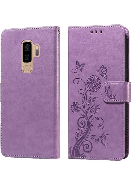 Samsung Galaxy S9 Artı Kart Yuvaları Flip Case Çiçek Deri (Yurt Dışından) modelleri