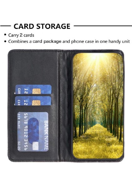 Xiaomi Redmi Için Flip Case 13 4g Manyetik Kapatma Kart Yuvaları Tutucu Cüzdan (Yurt Dışından) modelleri