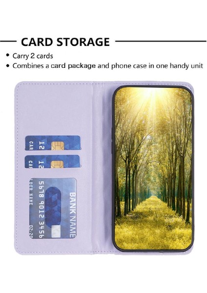 Xiaomi Poco M6 4g Tam Koruma Manyetik Kapatma Kartı Için Flip Case (Yurt Dışından)