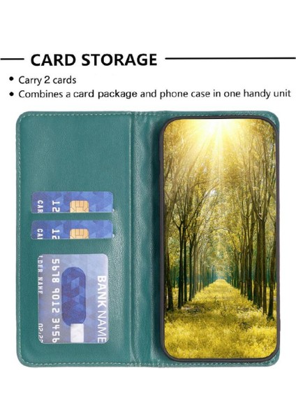 Xiaomi Redmi Için Flip Case 13 4g Manyetik Kapatma Kart Yuvaları Tutucu Cüzdan (Yurt Dışından) fırsatları