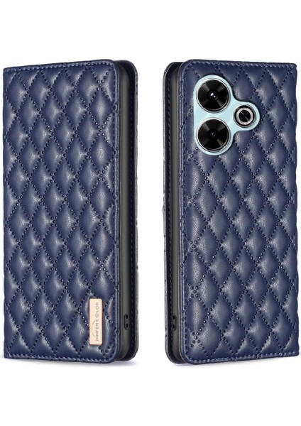 Xiaomi Poco M6 4g Tam Koruma Manyetik Kapatma Kartı Için Flip Case (Yurt Dışından)