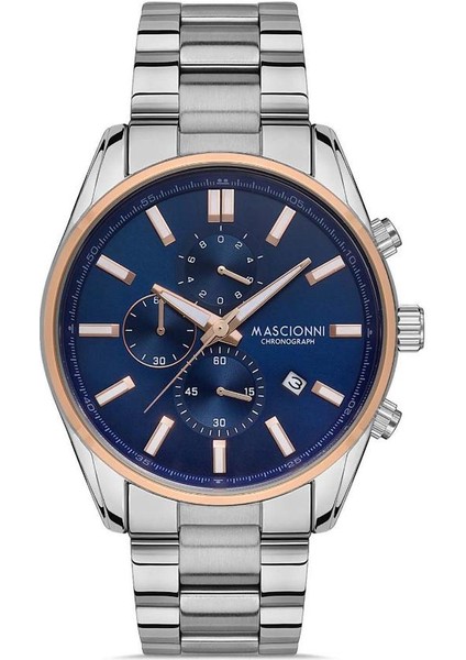 M.1.1182.05 Fonksiyonlar Aktif Chronograph Metalik Erkek Kol Saati