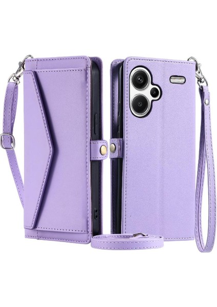 Cüzdan Crossbody Durumda Xiaomi Redmi Için Not 13 Pro Artı Cüzdan Kılıf Için (Yurt Dışından)
