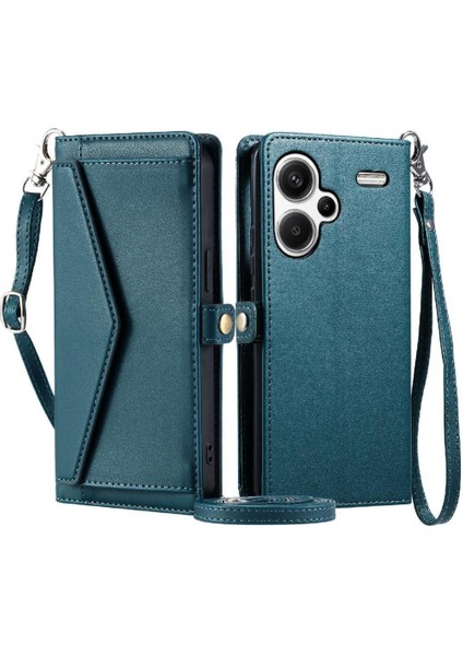 Cüzdan Crossbody Durumda Xiaomi Redmi Için Not 13 Pro Artı Cüzdan Kılıf Için (Yurt Dışından)