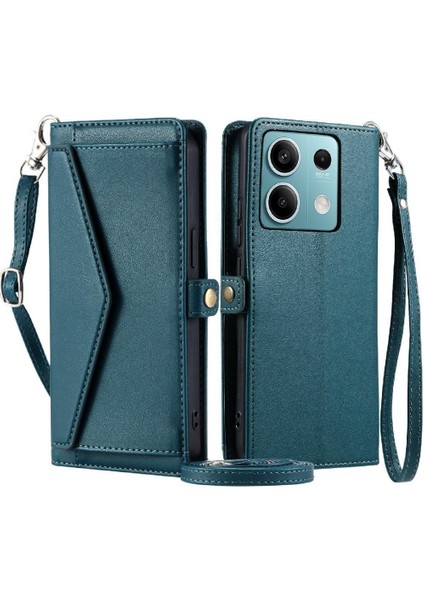 Cüzdan Crossbody Durumda Xiaomi Redmi Için Not 13 5g Cüzdan Kılıf Kadınlar Için (Yurt Dışından)