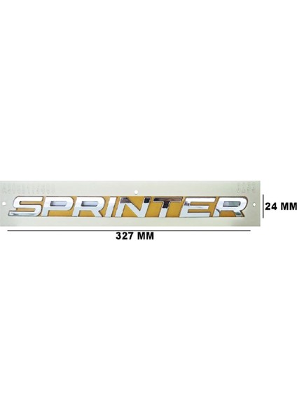 Mercedes Sprinter Bagaj Yazı 327Mm-24Mm 2019-2021