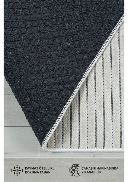 Ada Kaymaz Taban Yıkanabilir Dokuma Krem Kilim Yolluk indirimleri