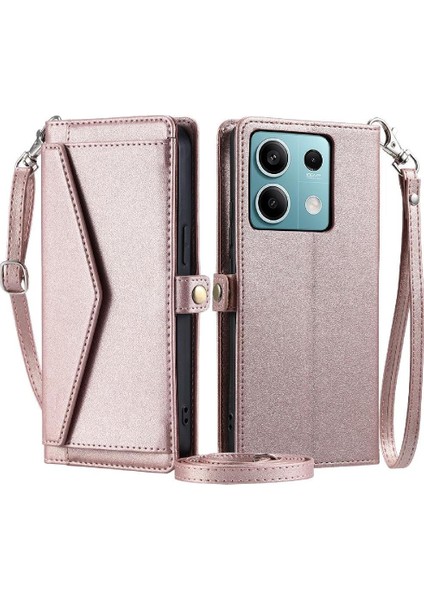Cüzdan Crossbody Durumda Xiaomi Redmi Için Not 13 5g Cüzdan Kılıf Kadınlar Için (Yurt Dışından)
