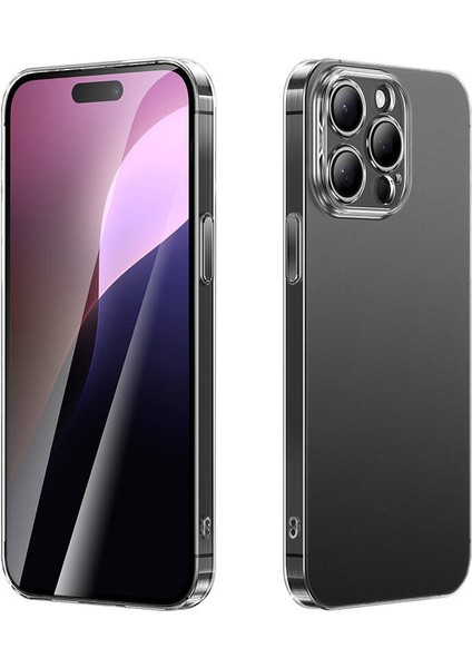 Apple iPhone 14 Pro Max Kılıf Toz Önleyici Helo Kapak Şeffaf
