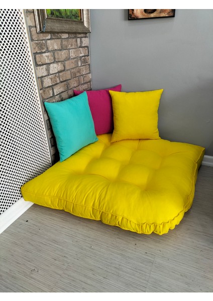 Sarı Dekoratif Kitap Okuma ve Yer Minderi fırsatları
