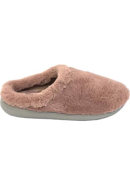 Kafkaslar Tüylü Peluş Yumuşak Yıkanabilir Bayan Ev Terliği