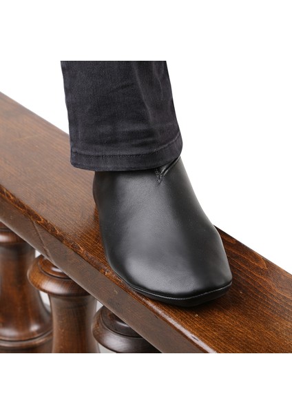 Hakiki Koyun Derisi Siyah - Pamuk Astarlı fırsatları