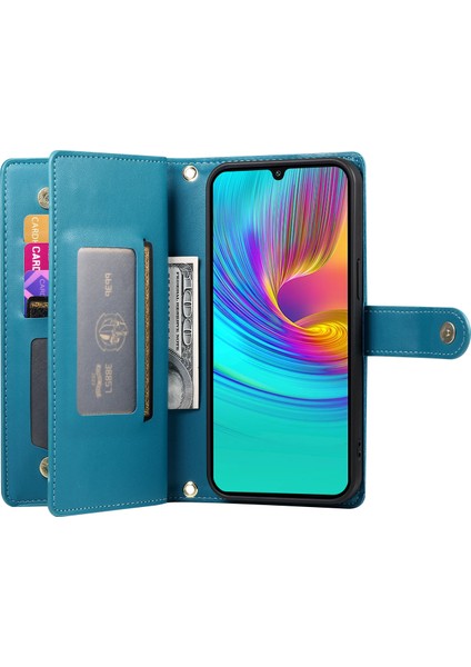 Samsung Galaxy A16 Fermuarlı Cep Cüzdan Deri Telefon Kılıfı Askılı (Yurt Dışından) fiyatları