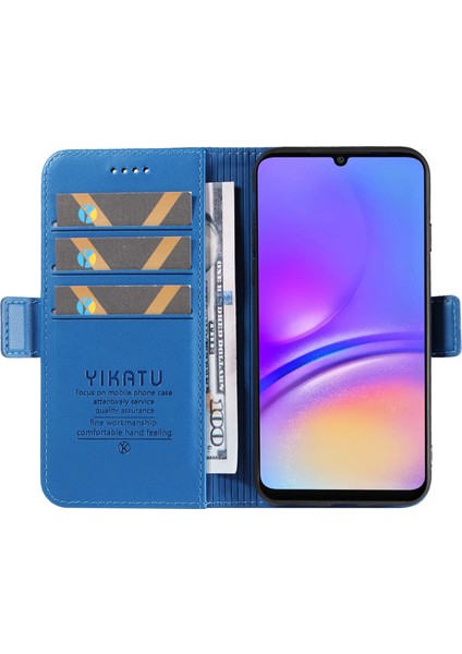 Samsung Galaxy A06 Cüzdan Standlı Deri Telefon Kılıfı (Yurt Dışından)