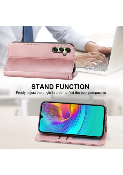 Samsung Galaxy A16 Cüzdanlı Buzağı Dokulu Pu Deri Telefon Kılıfı (Yurt Dışından) modelleri