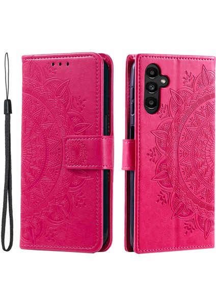 Samsung Galaxy A16 Pu Deri Cüzdan Standlı Telefon Kapağı (Yurt Dışından)
