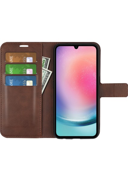 Samsung Galaxy A16 Standlı Kılıf Çizilmez Buzağı Dokulu Deri Telefon Kapağı (Yurt Dışından) modelleri