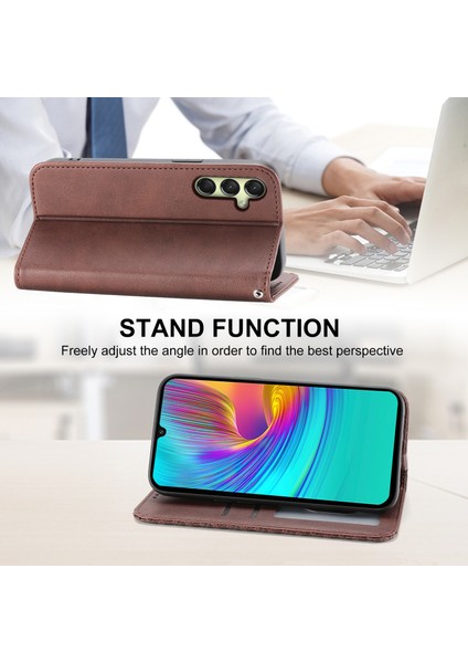 Samsung Galaxy A16 Cüzdanlı Buzağı Dokulu Pu Deri Telefon Kılıfı (Yurt Dışından) modelleri