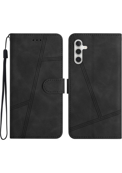 Samsung Galaxy A16 Flip Deri Retro Telefon Kılıfı (Yurt Dışından)