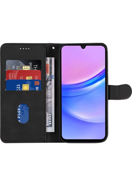 Samsung Galaxy A06 Standlı Cüzdan Deri Telefon Kılıfı (Yurt Dışından) fiyatları