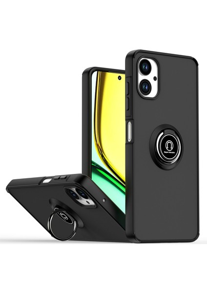 Samsung Galaxy A06 Halka Tutucu Kickstand Tpu+Akrilik Telefon Kapağı (Yurt Dışından)