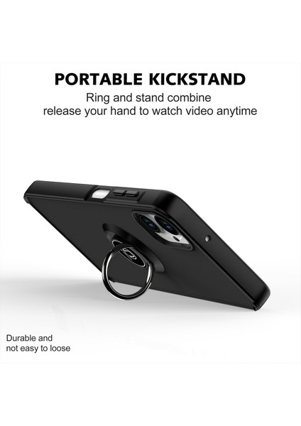 Samsung Galaxy A06 Halka Tutucu Kickstand Tpu+Akrilik Telefon Kapağı (Yurt Dışından) fırsatları