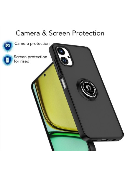 Samsung Galaxy A06 Halka Tutucu Kickstand Tpu+Akrilik Telefon Kapağı (Yurt Dışından) indirimleri