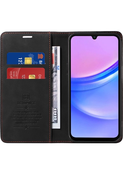 Samsung Galaxy A16 Çizilmez Deri Cüzdan Telefon Kılıfı (Yurt Dışından) modelleri