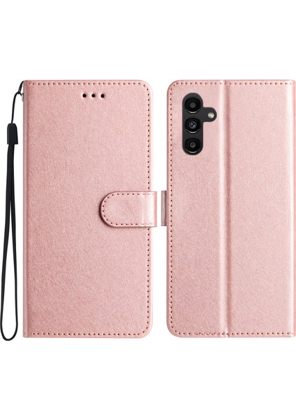 Samsung Galaxy A16 Manyetik Toka Cüzdan Deri Folyo Telefon Kapağı (Yurt Dışından)