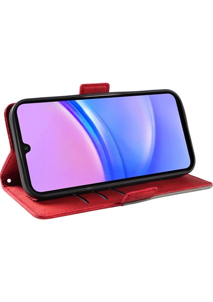 Samsung Galaxy A16 Eşkenar Dörtgen Pu Deri Flip Telefon Kapağı (Yurt Dışından)