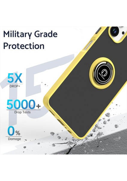 Samsung Galaxy A06 Halka Tutucu Kickstand Tpu+Akrilik Telefon Kapağı (Yurt Dışından) fiyatları