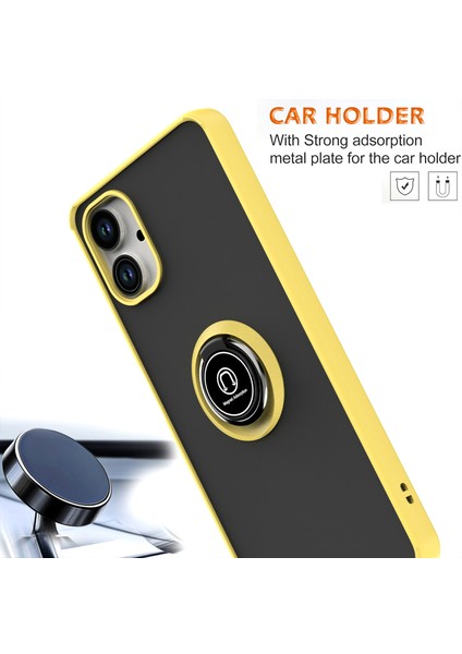 Samsung Galaxy A06 Halka Tutucu Kickstand Tpu+Akrilik Telefon Kapağı (Yurt Dışından) modelleri