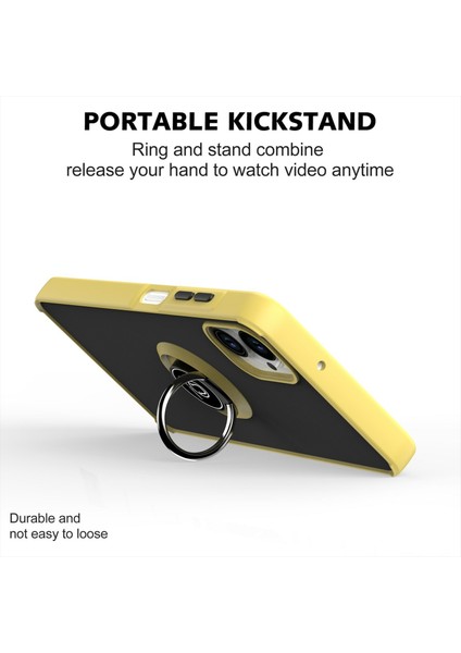 Samsung Galaxy A06 Halka Tutucu Kickstand Tpu+Akrilik Telefon Kapağı (Yurt Dışından) fırsatları