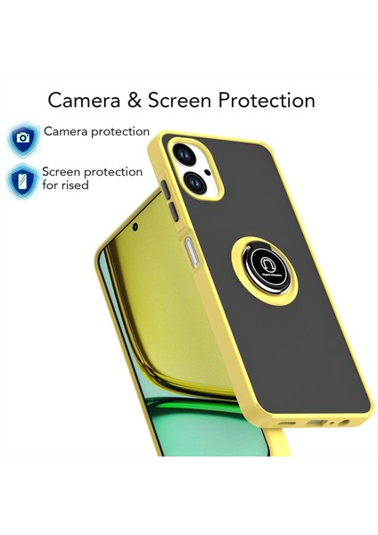 Samsung Galaxy A06 Halka Tutucu Kickstand Tpu+Akrilik Telefon Kapağı (Yurt Dışından) indirimleri