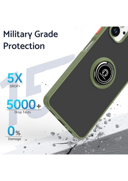 Samsung Galaxy A06 Halka Tutucu Kickstand Tpu+Akrilik Telefon Kapağı (Yurt Dışından) fiyatları