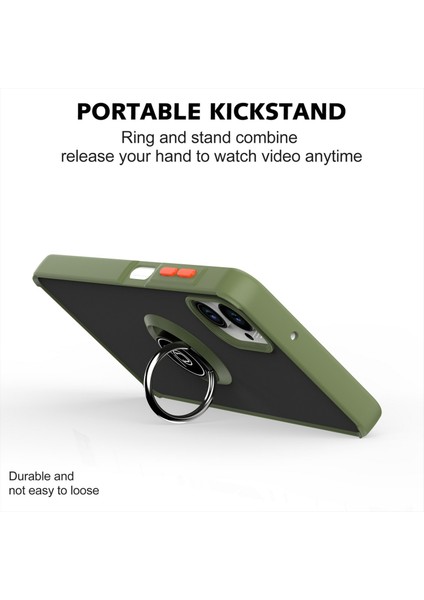 Samsung Galaxy A06 Halka Tutucu Kickstand Tpu+Akrilik Telefon Kapağı (Yurt Dışından) fırsatları