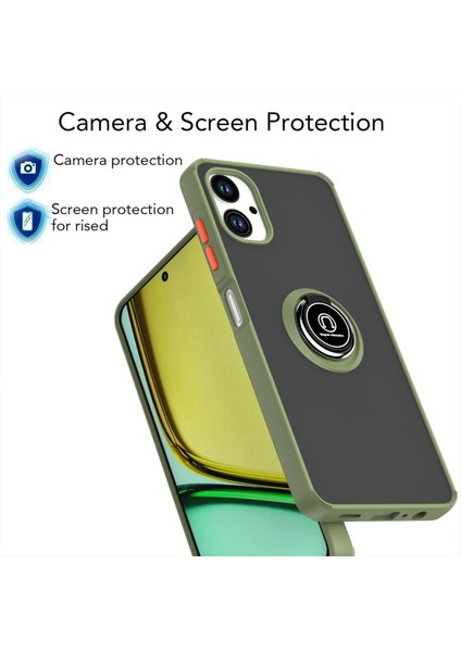 Samsung Galaxy A06 Halka Tutucu Kickstand Tpu+Akrilik Telefon Kapağı (Yurt Dışından) indirimleri