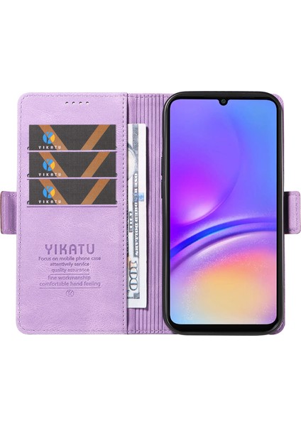 Samsung Galaxy A06 Pu Deri Cüzdan Telefon Kılıfı (Yurt Dışından)